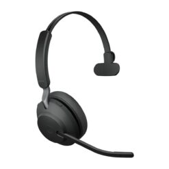 Jabra Evolve2 65 UC Mono Headset With Link 380 USB-C Wireless Adapter (Black)