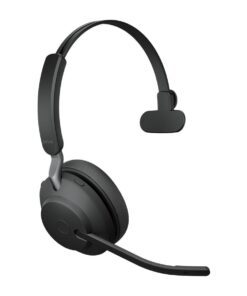 Jabra Evolve2 65 UC Mono Headset With Link 380 USB-C Wireless Adapter (Black)