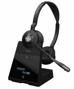Jabra Engage 75 Stereo Wireless Noise Cancelling Headset With Charging Base