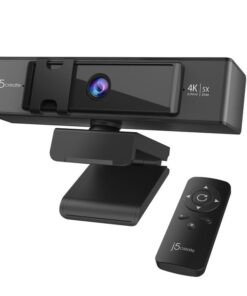 J5Create JVCU435 4K ULTRA HD WEBCAM WITH 5X DIGITAL ZOOM REMOTE CONTROL
