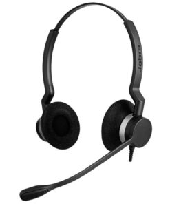 Jabra Biz 2300 MS Duo QD Corded Headset, Quick Disconnect