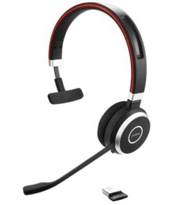 Jabra Evolve 65 UC Mono Wireless Headset With USB Adapter